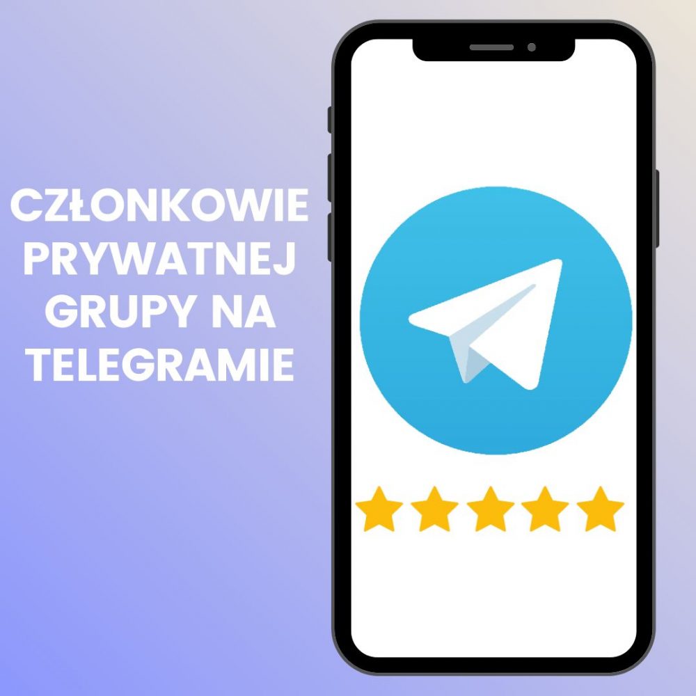 Członkowie prywatnej grupy na Telegramie
