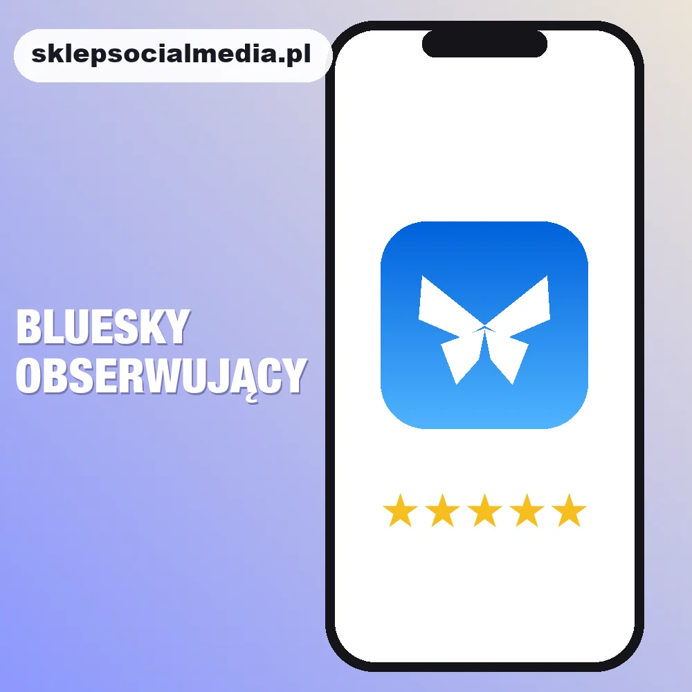Bluesky obserwujący, sklepsocialmedia.pl